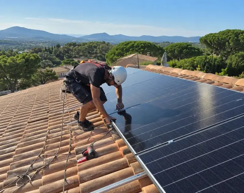 Installateur panneaux solaires L'Arbresle — pose photovoltaïque sur toiture