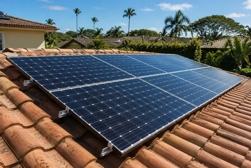 Installation de panneaux solaires à l'Arbresle